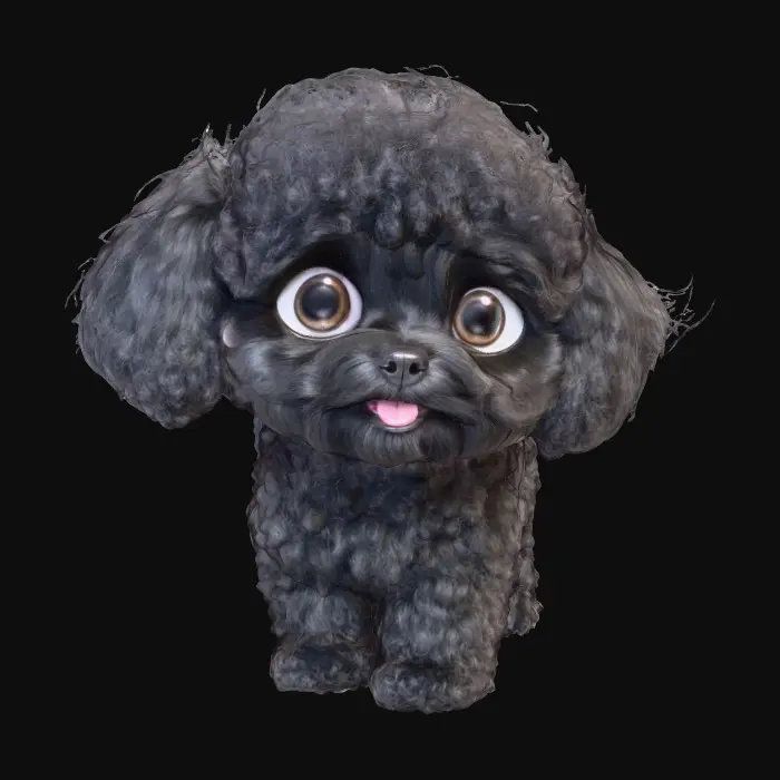 3D model for Puffy Pup Pal