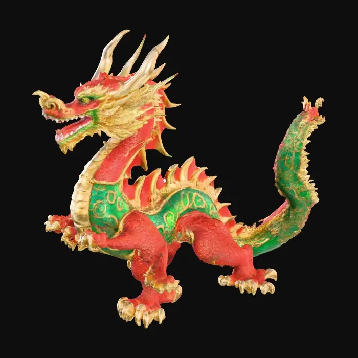 3D model for Majestic Guardian Dragon