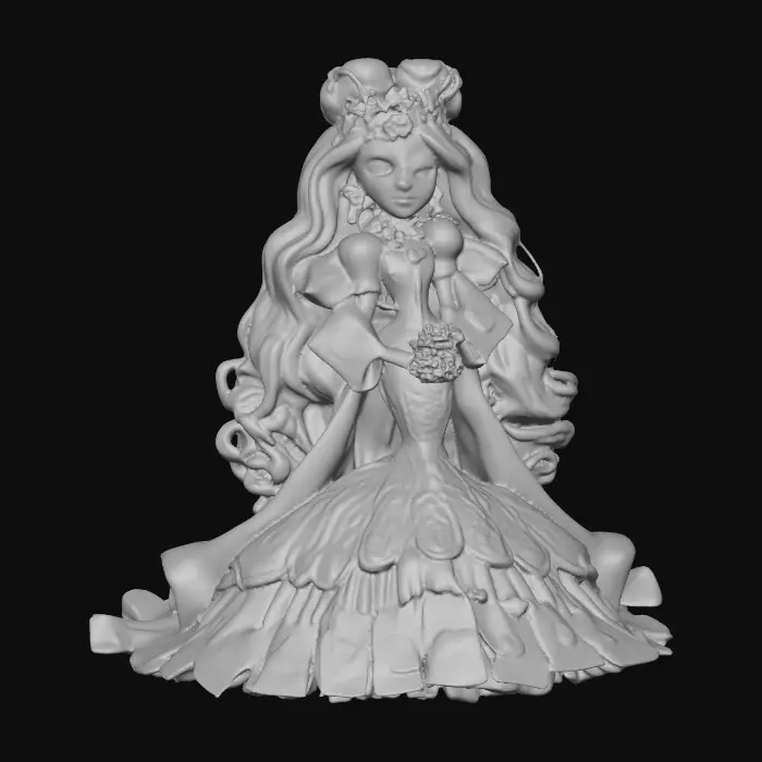 3D model for Queen of Hearts Doll