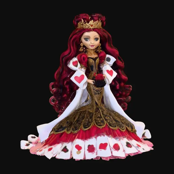 3D model for Queen of Hearts Doll