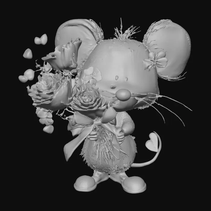 3D model for Flower Mouse Surprise