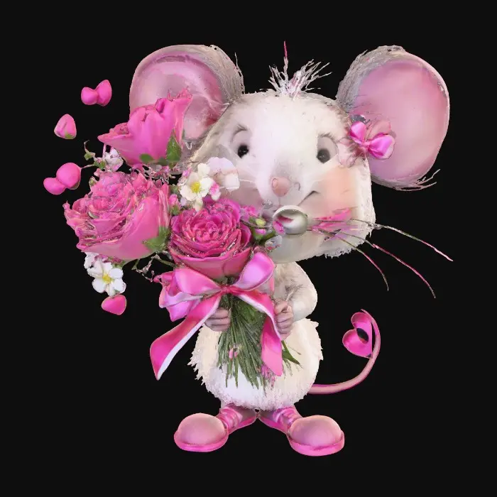 3D model for Flower Mouse Surprise