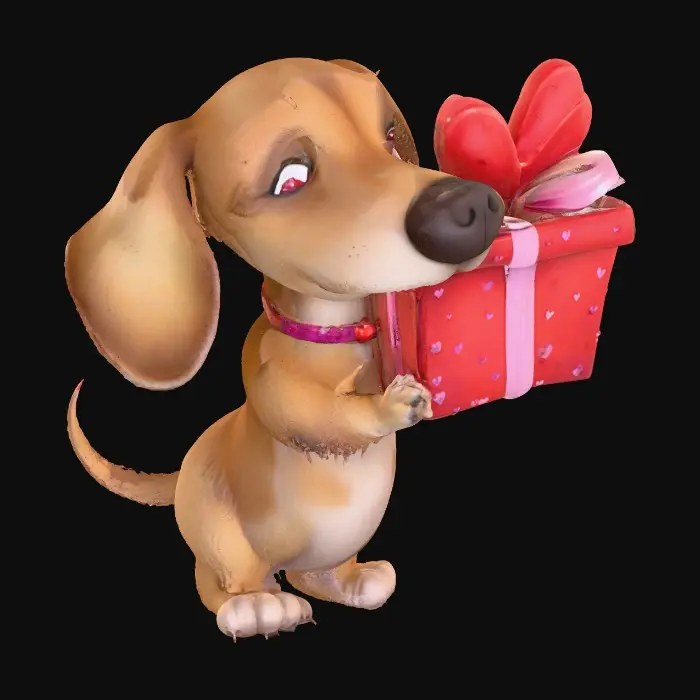 3D model for Puppy's Gift