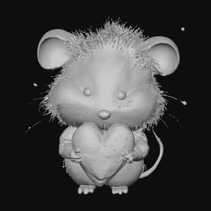 3D model for Heartfelt Mouse