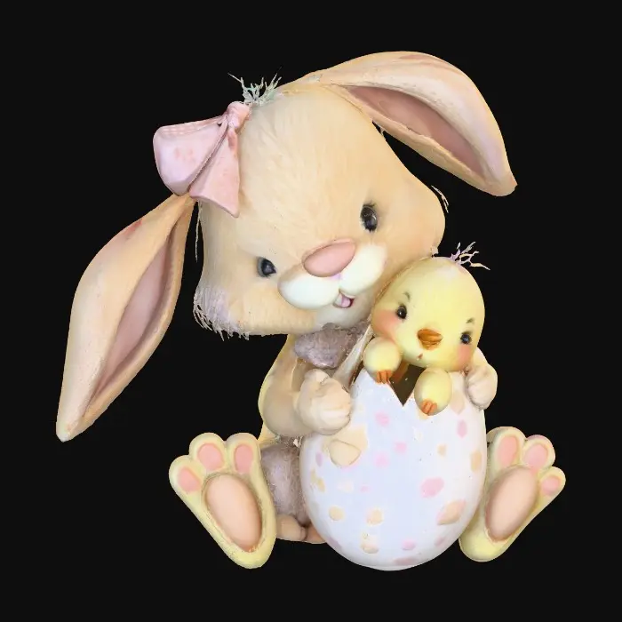 3D model for Bunny and Chick Duo