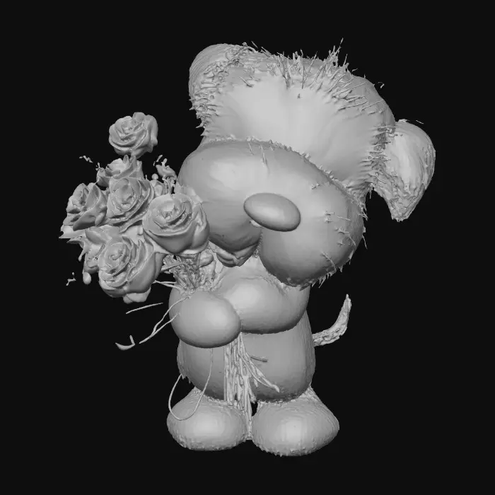 3D model for Puppy Bouquet