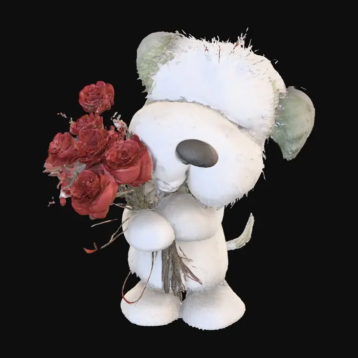3D model for Puppy Bouquet