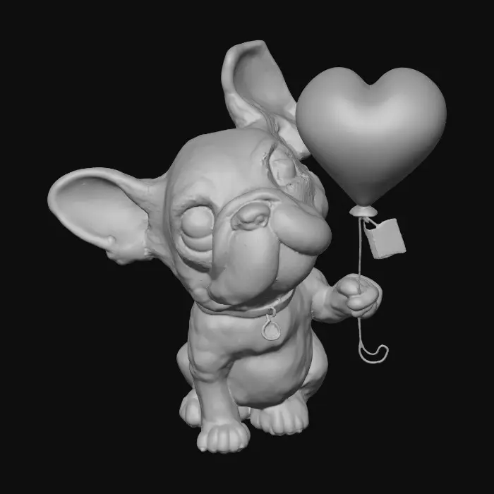 3D model for Puppy Love Balloon