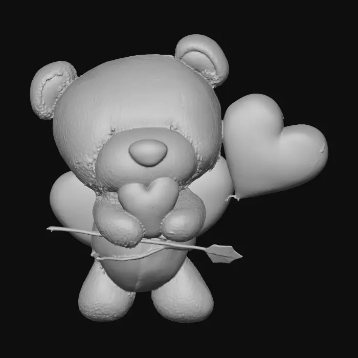 3D model for Valentine Bear