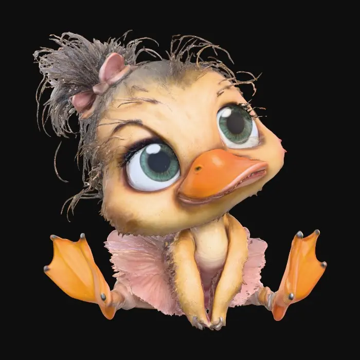 3D model for Ballet Duckling