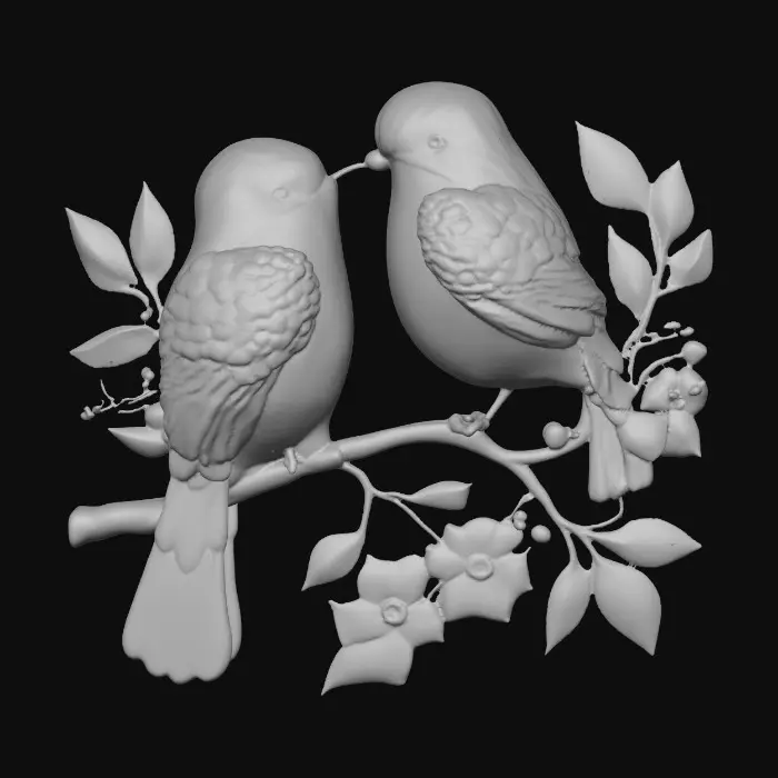 3D model for Harmony in Feathers