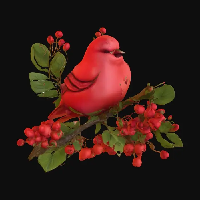 3D model for Berry Perch