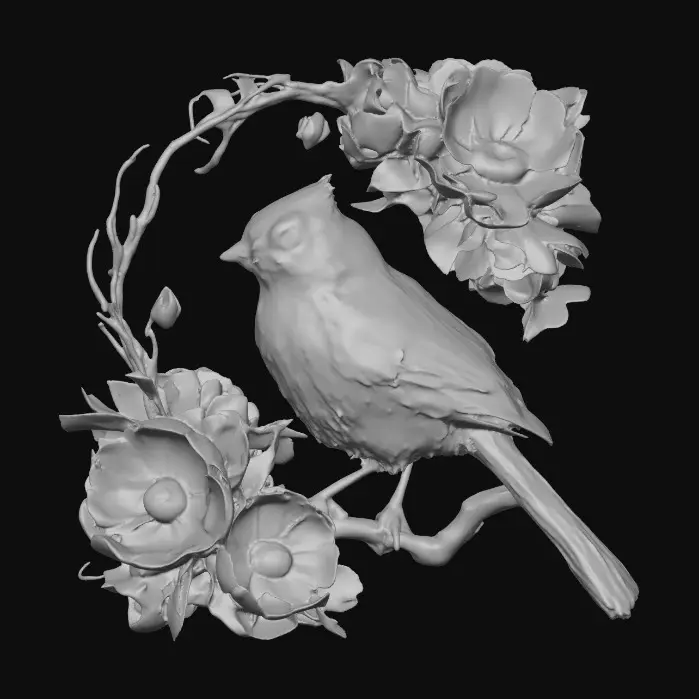 3D model for Blossom Perch
