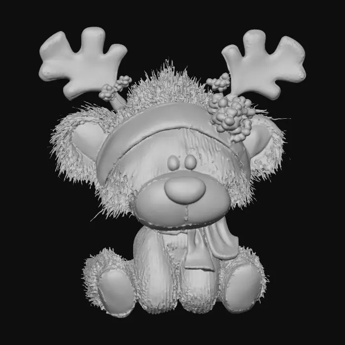 3D model for Winter Moose Bear