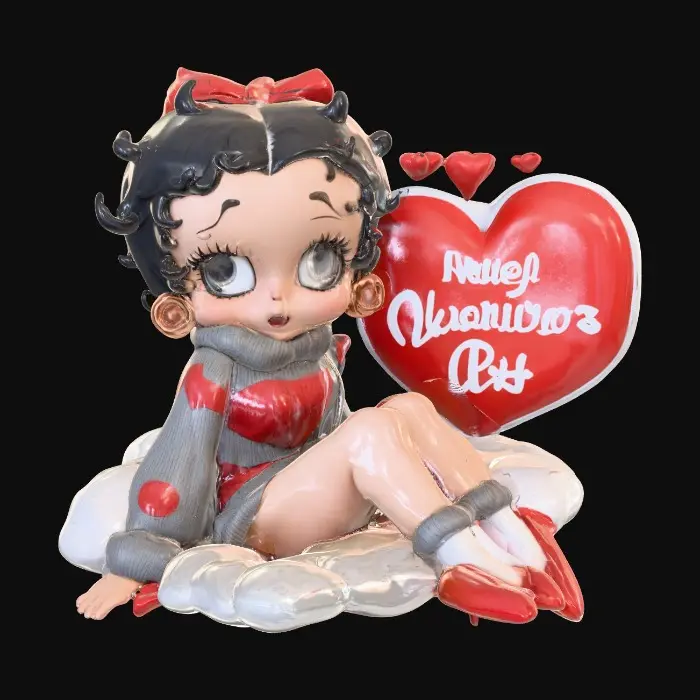 3D model for Valentine's Day Cartoon Character
