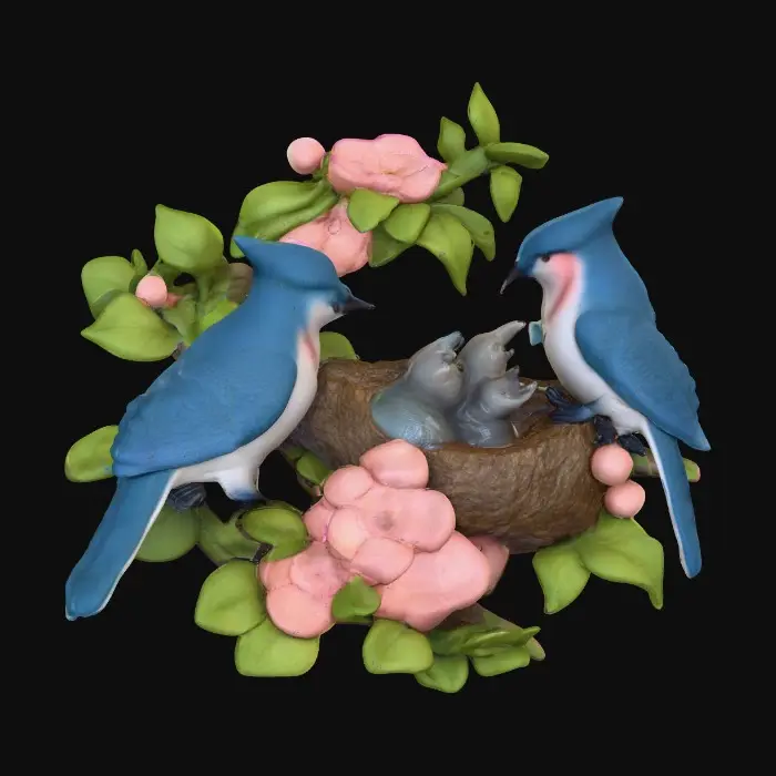 3D model for Bluejay Family Nest