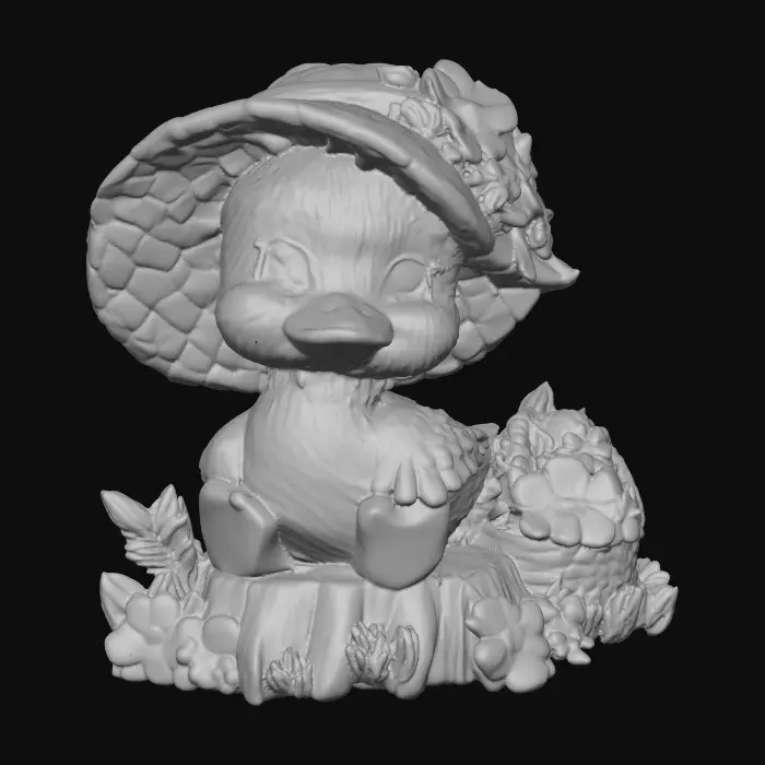 3D model for Duckling in a Hat