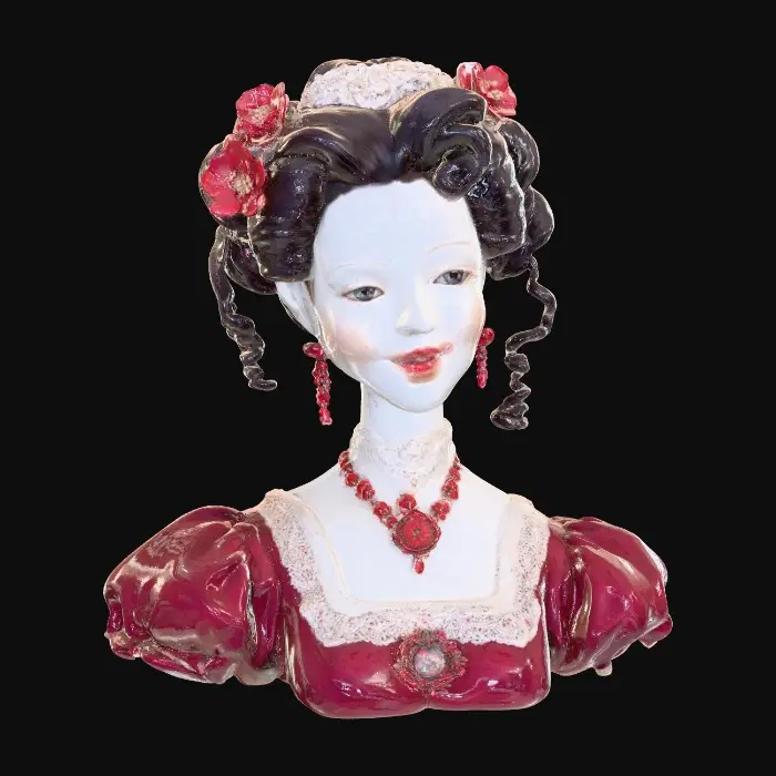 3D model for Crimson Porcelain Geisha