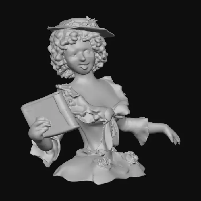 3D model for Bookish Belle in Pink