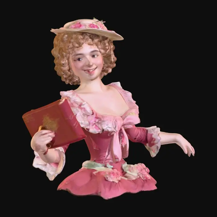 3D model for Bookish Belle in Pink