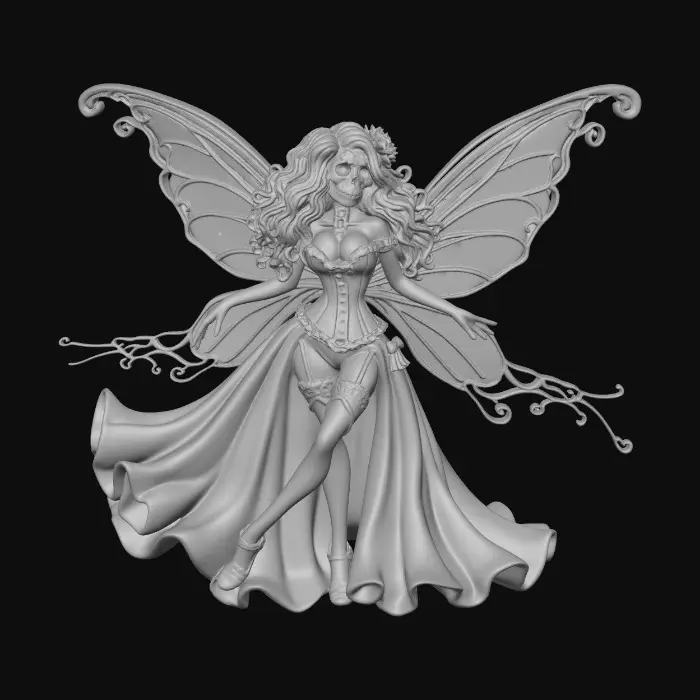 3D model for Crimson Sugar Skull Fairy