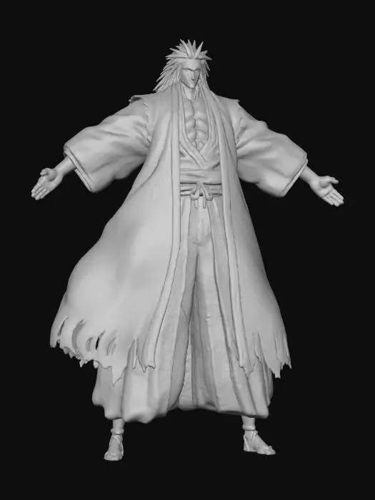 3D model for Kenpachi