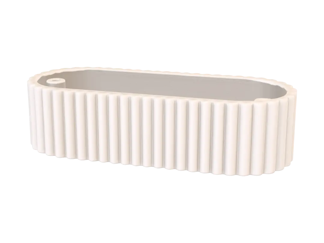 fluted