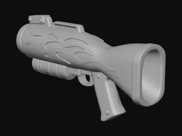 3D model for Flaming Blaster