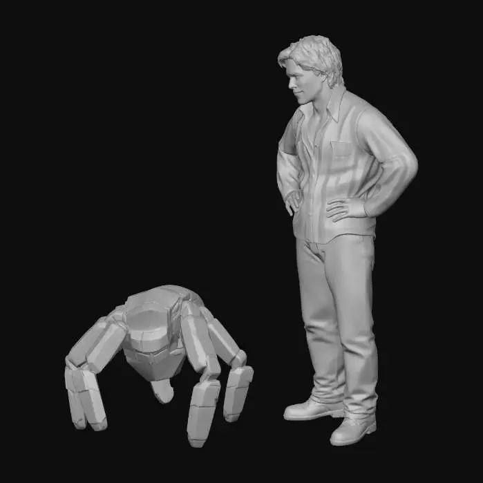 3D model for rocky a grace