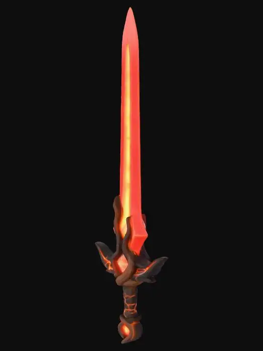3D model for Blazing Inferno Sword