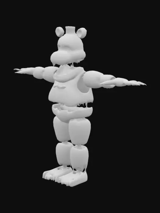 3D model for nightmare fredbear