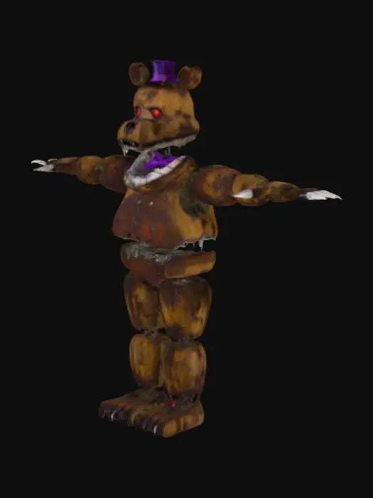 3D model for nightmare fredbear