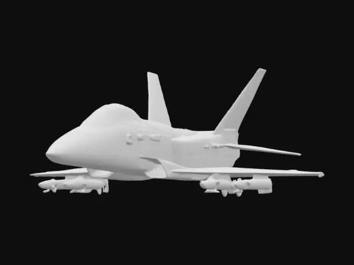 3D model for jet fighter cockpit