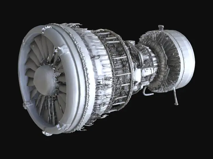 3D model for jet engine
