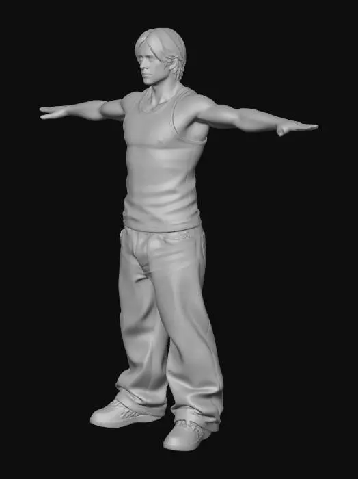3D model for T-Pose Stance