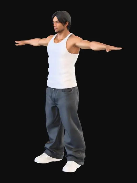 3D model for T-Pose Stance