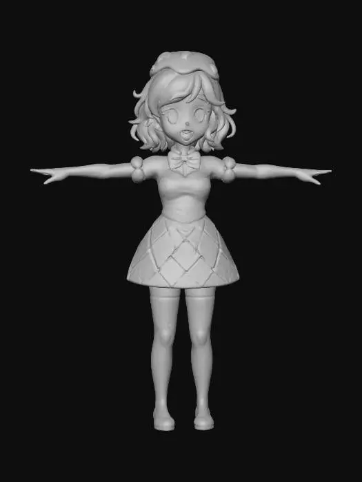 3D model for Ice Cream Princess