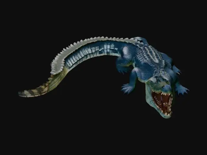 3D model for Giant Croc Resting