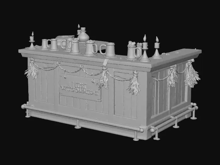 3D model for The Wizard's Pub