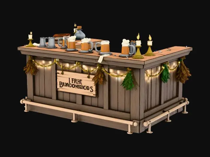 3D model for The Wizard's Pub