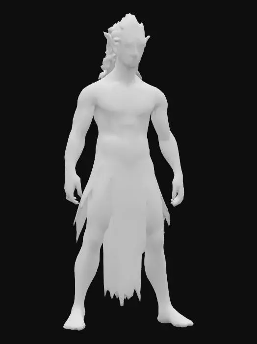 3D model for Metkayina, a clan of the Na'vi, a fictional humanoid species The Avatar films, sea blue color, 6'0'' height, Highly Detailed, Ultra Realistic, Full Body, A-pose