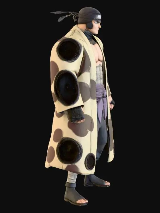 3D model for Kabuto Samurai