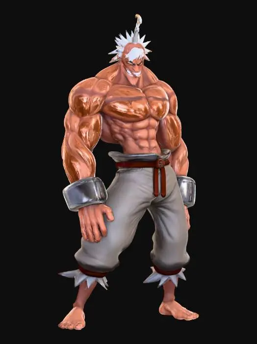 3D model for Mighty Warrior