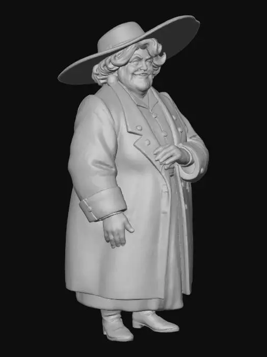 3D model for Lady in Lavender