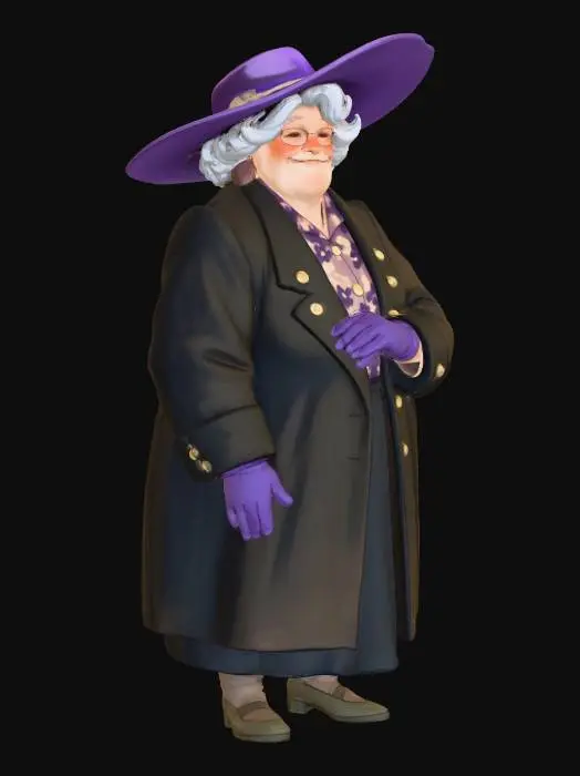 3D model for Lady in Lavender