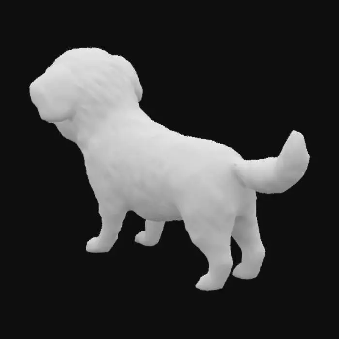 3D model for Maltese dog