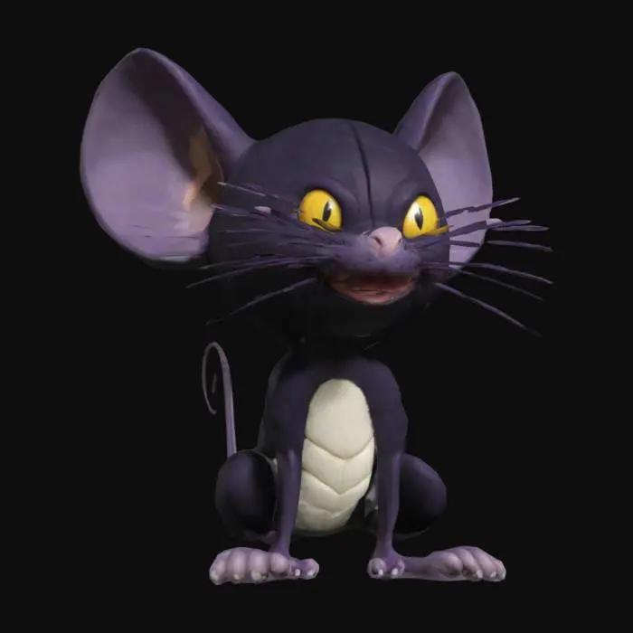 3D model for Grim Mouse in the Alley