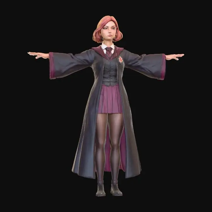 3D model for Young Sorceress.