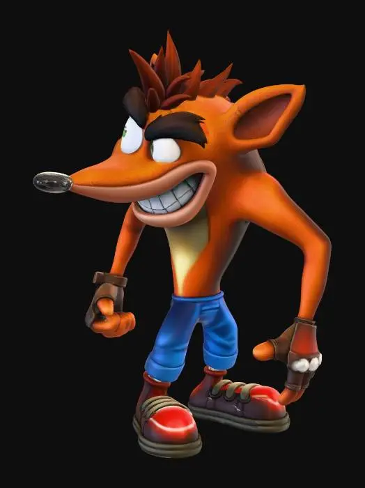 3D model for Bandicoot Adventure