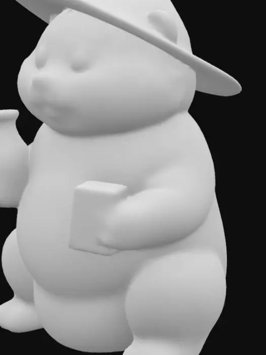 3D model for Tanuki Statue
